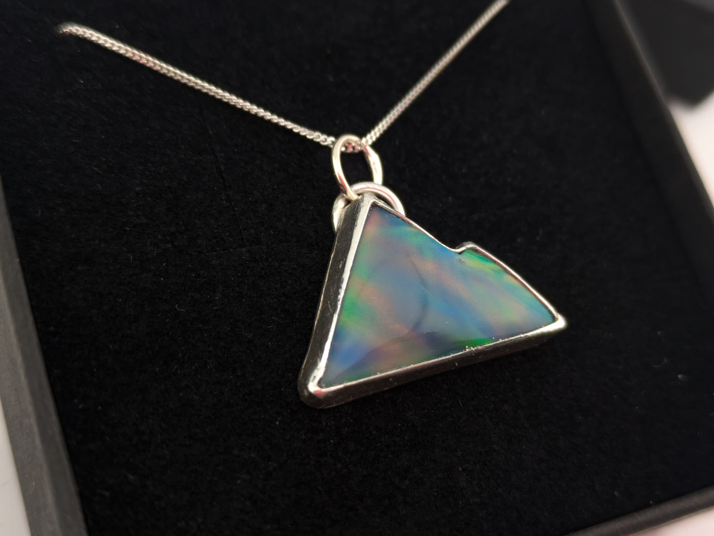 Aurora Opal Mountain Pendant