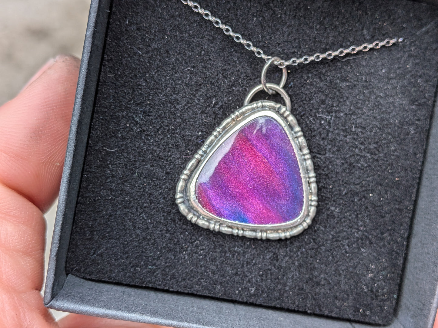 Purple Bowlerite Pendant