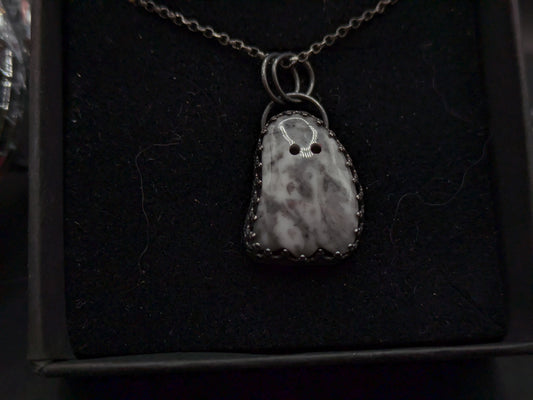Tombstone Effect Ghost Pendant