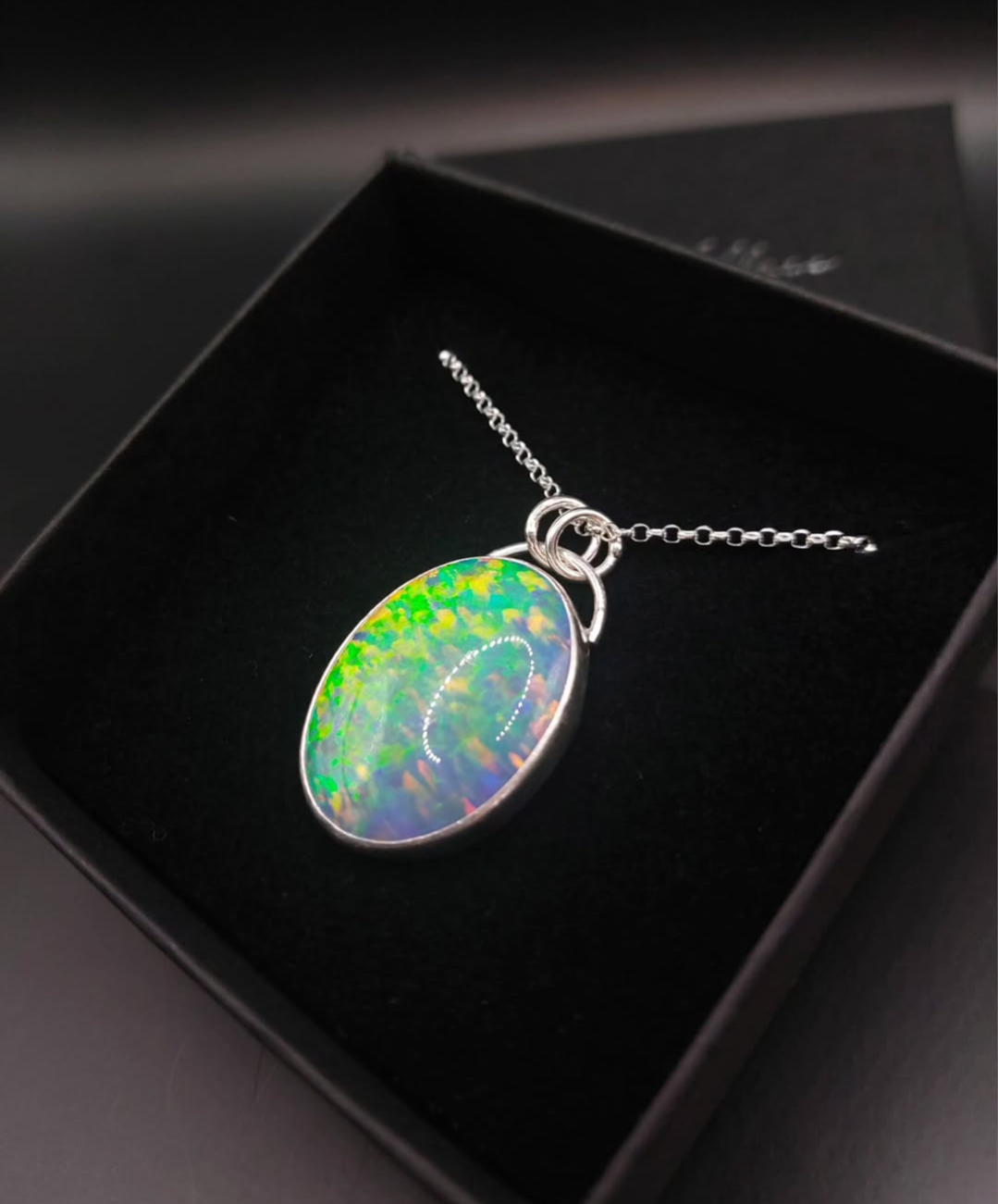 Bello Opal Sterling Silver Pendant
