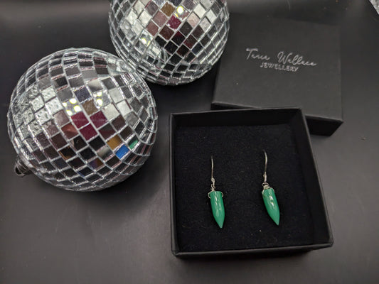 Chrysoprase Bullet Drops