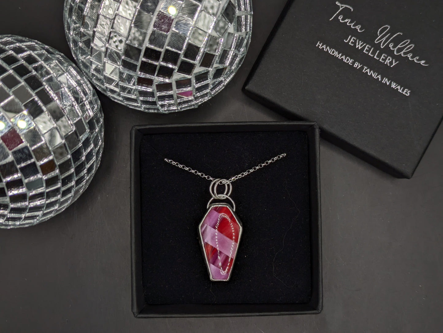 Pink Coffin Pendant