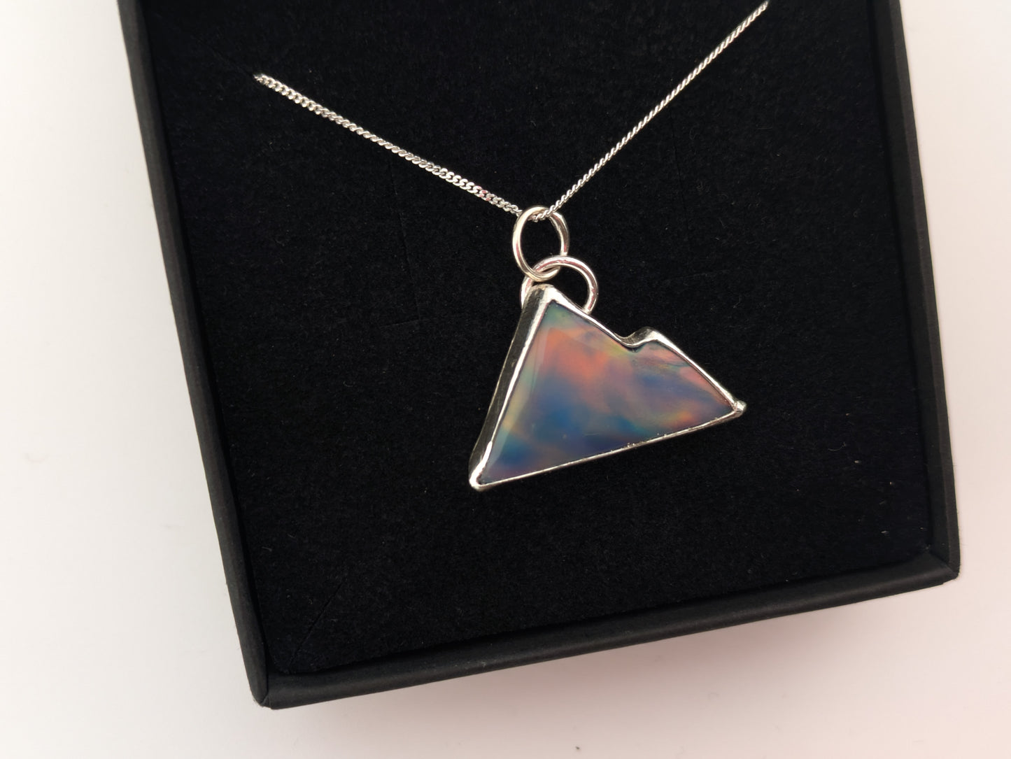 Aurora Opal Mountain Pendant