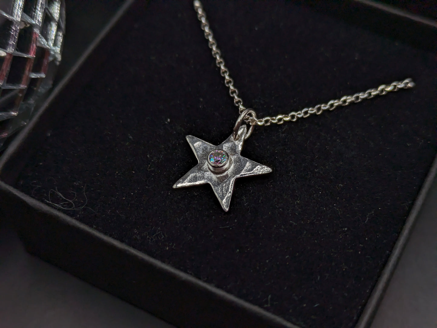 Cubic Zirconia Star Necklace