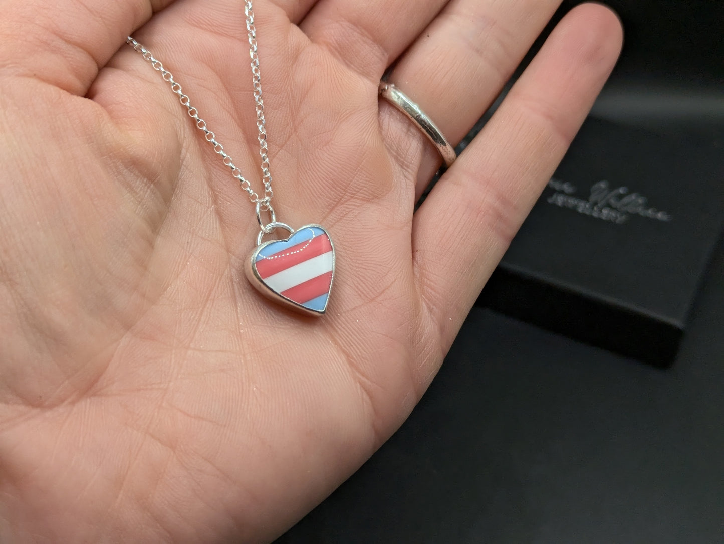 Trans Heart Pendant