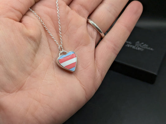 Trans Heart Pendant