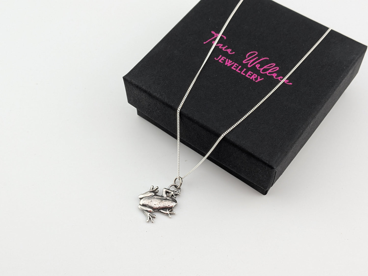 Sterling Silver Frog Pendant