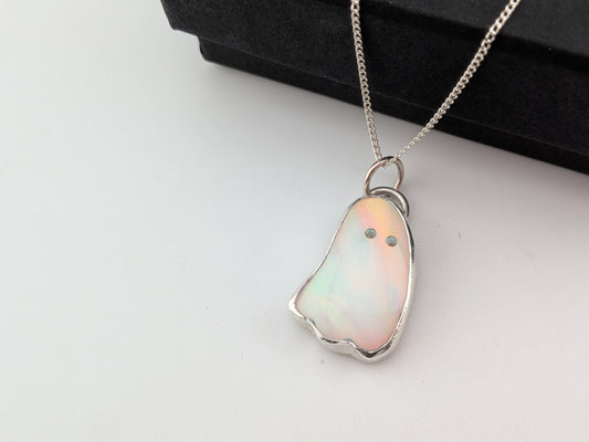 Aurora Opal Ghost Pendant