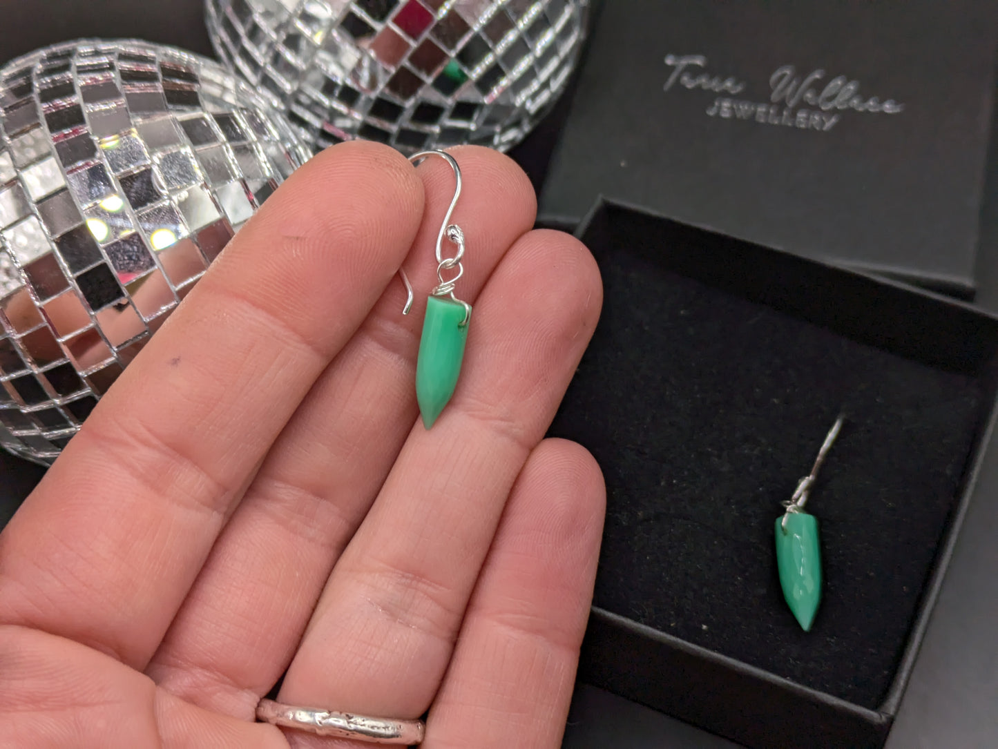 Chrysoprase Bullet Drops