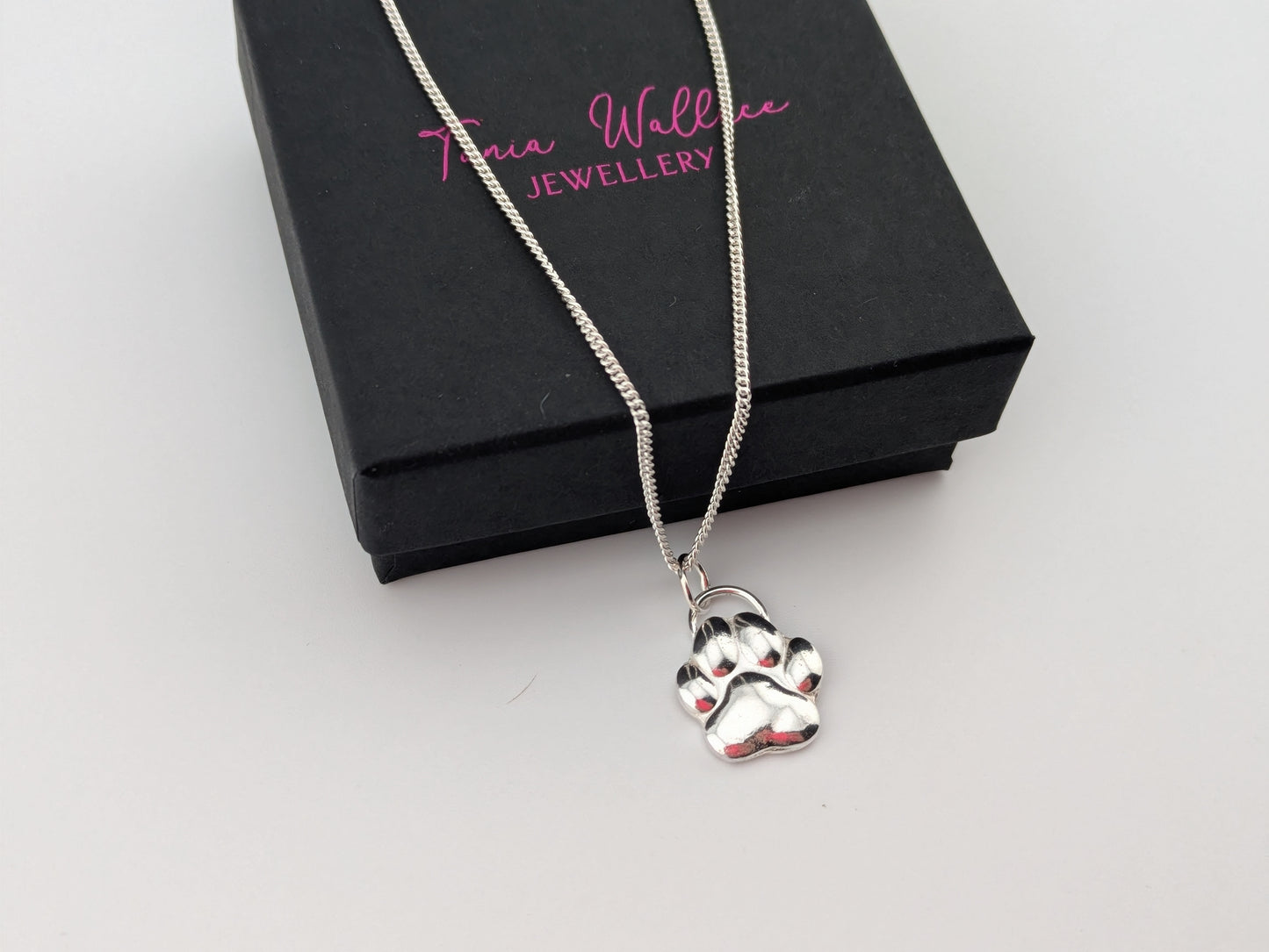 3D Paw Print Pendant