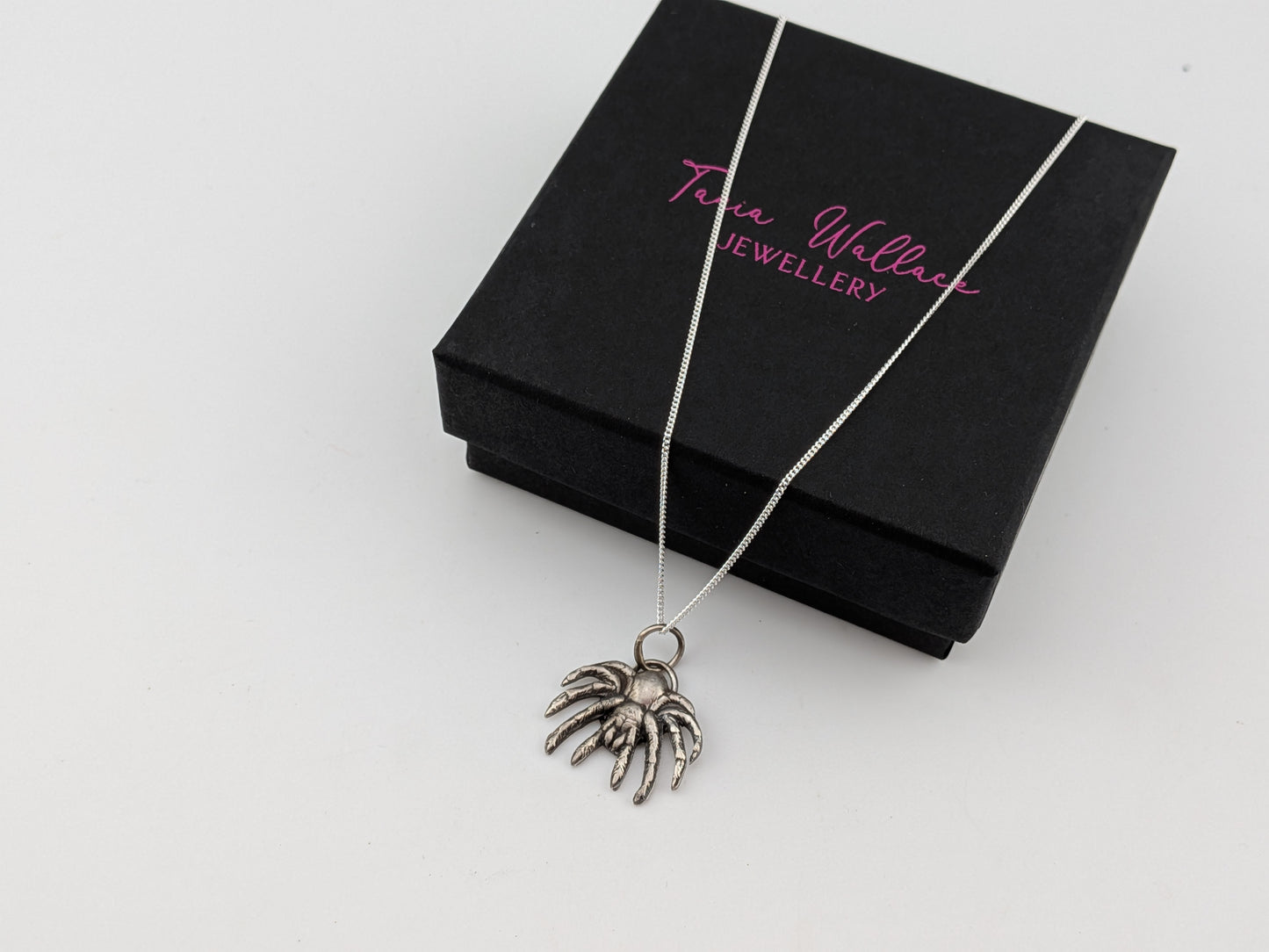 Sterling Silver Tarantula Spider Pendant