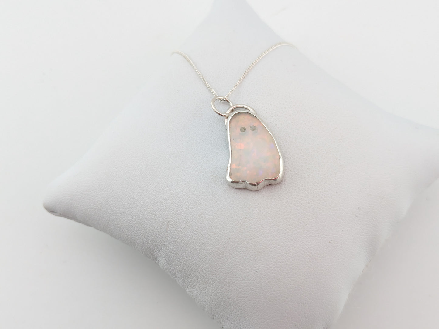 Glitter Opal Ghost Pendant