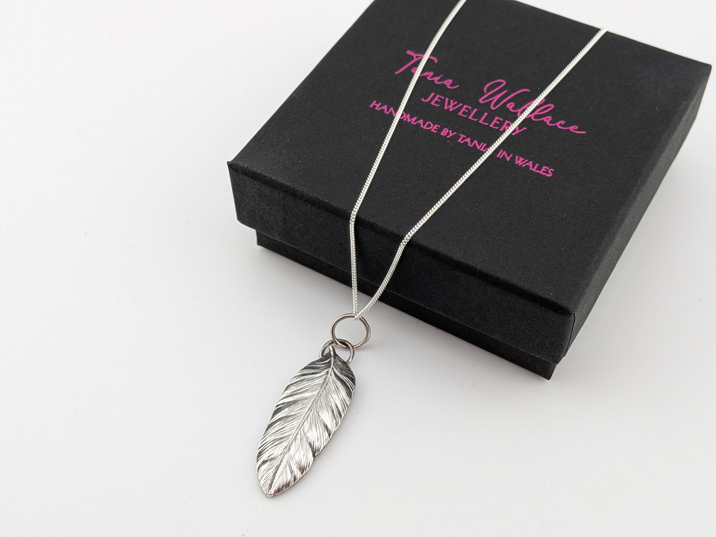 Sterling Silver Feather Pendant