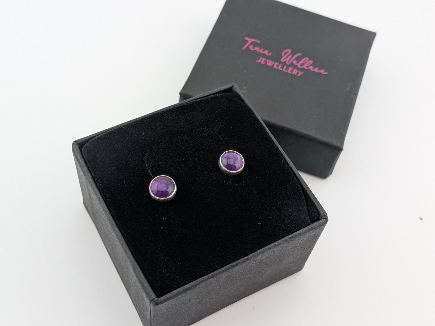 Amethyst Studs