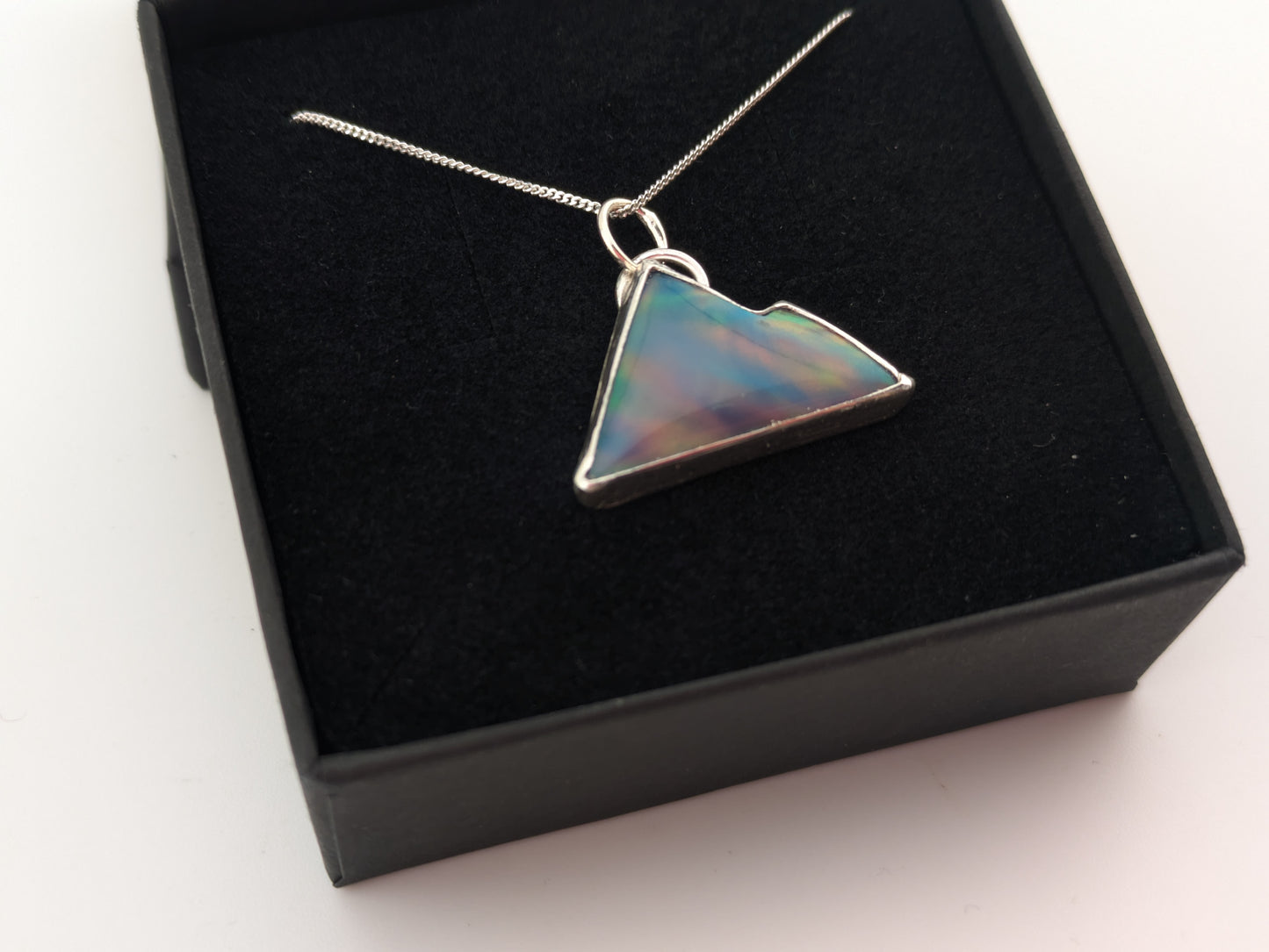 Aurora Opal Mountain Pendant