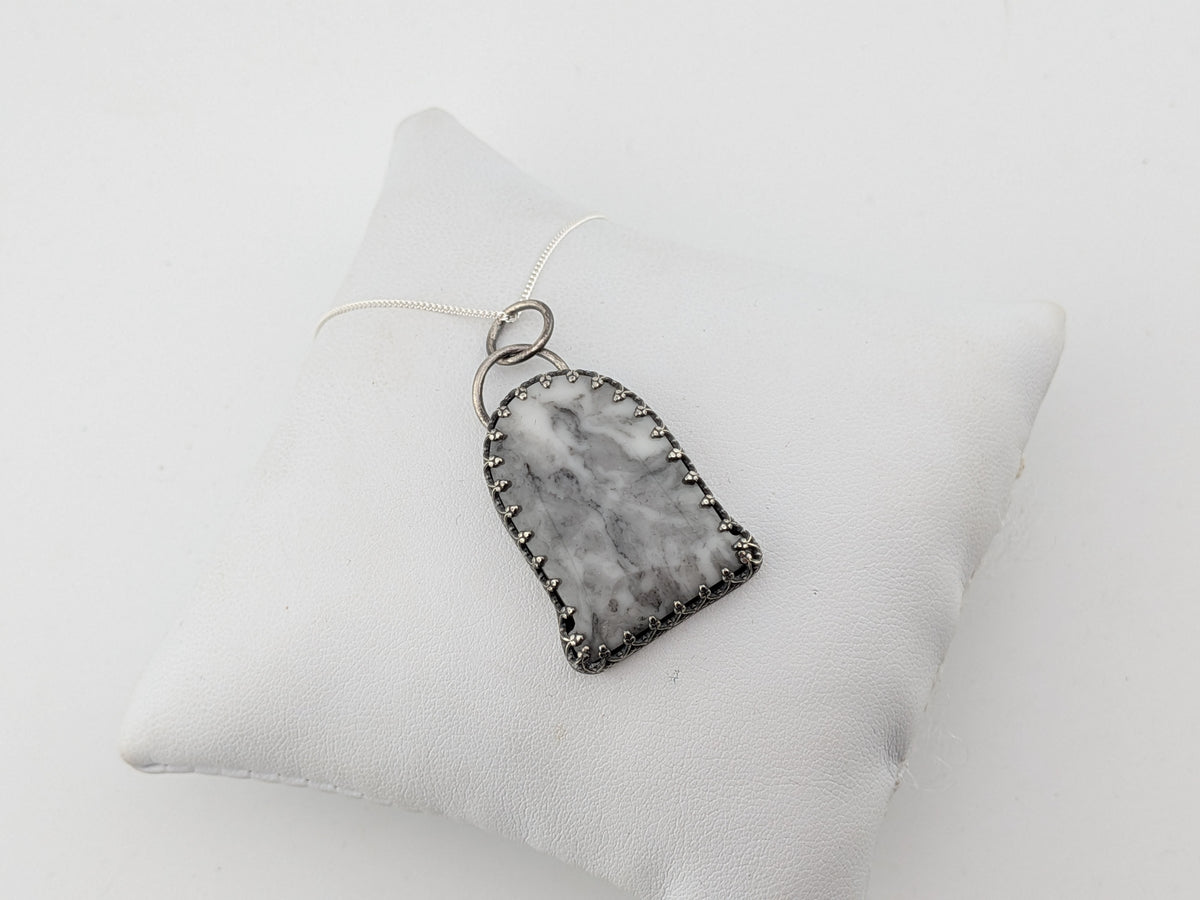 Tombstone Look Tombstone Shaped Pendant