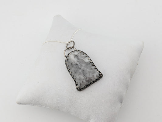 Tombstone Look Tombstone Shaped Pendant