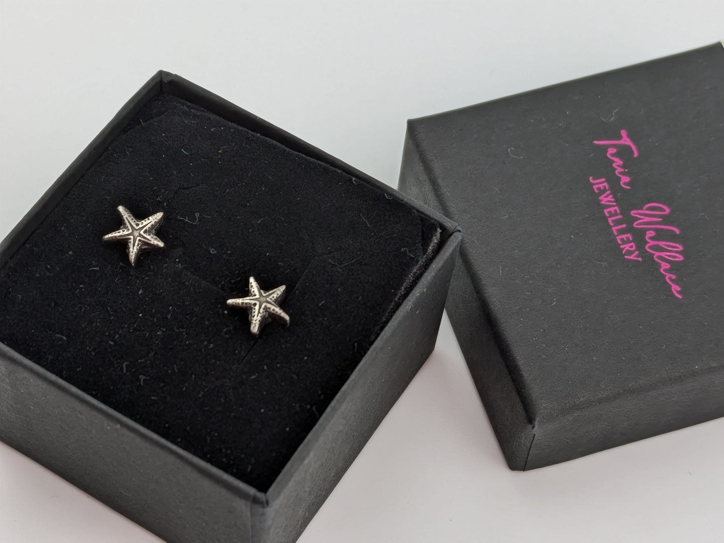 Sterling Silver Starfish Studs
