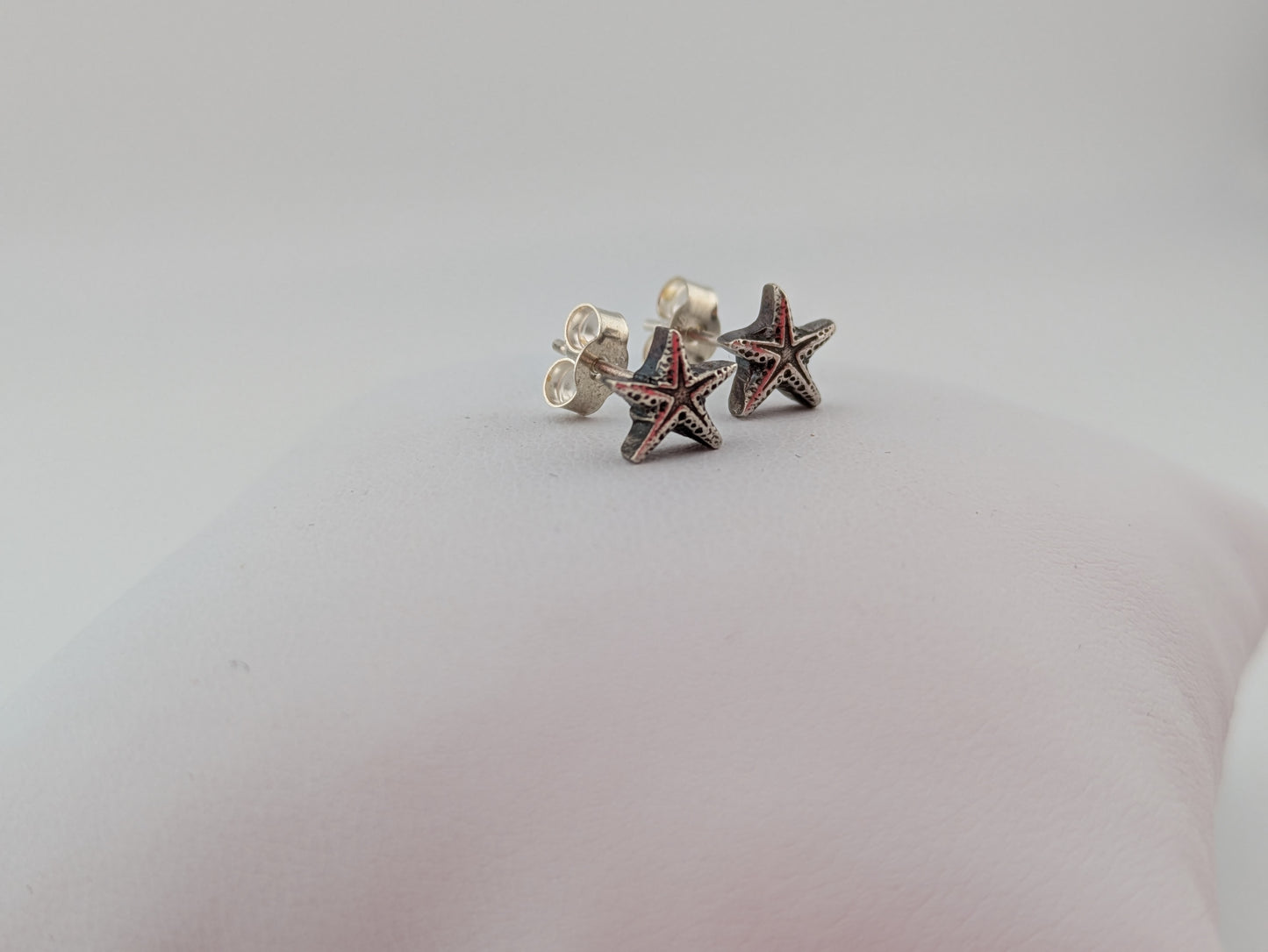 Sterling Silver Starfish Studs