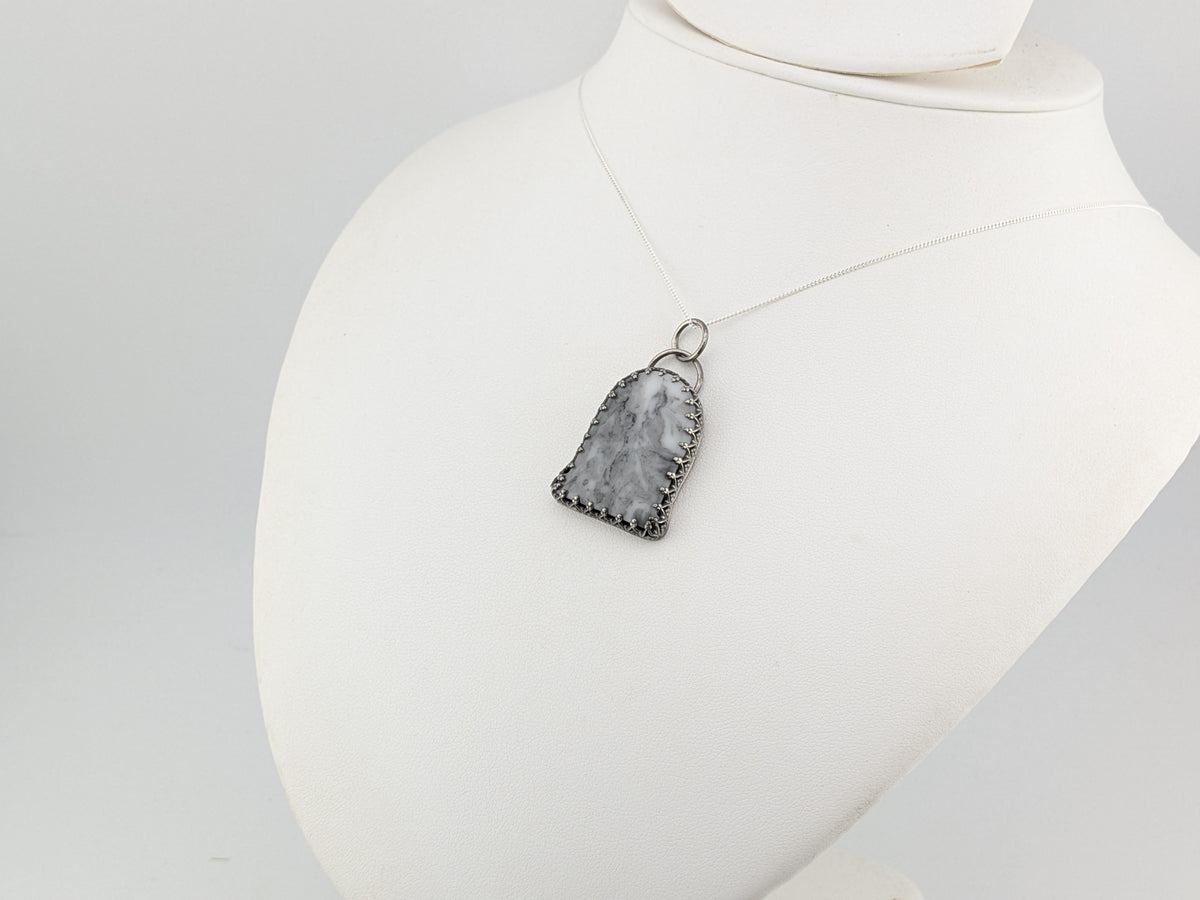Tombstone Look Tombstone Shaped Pendant