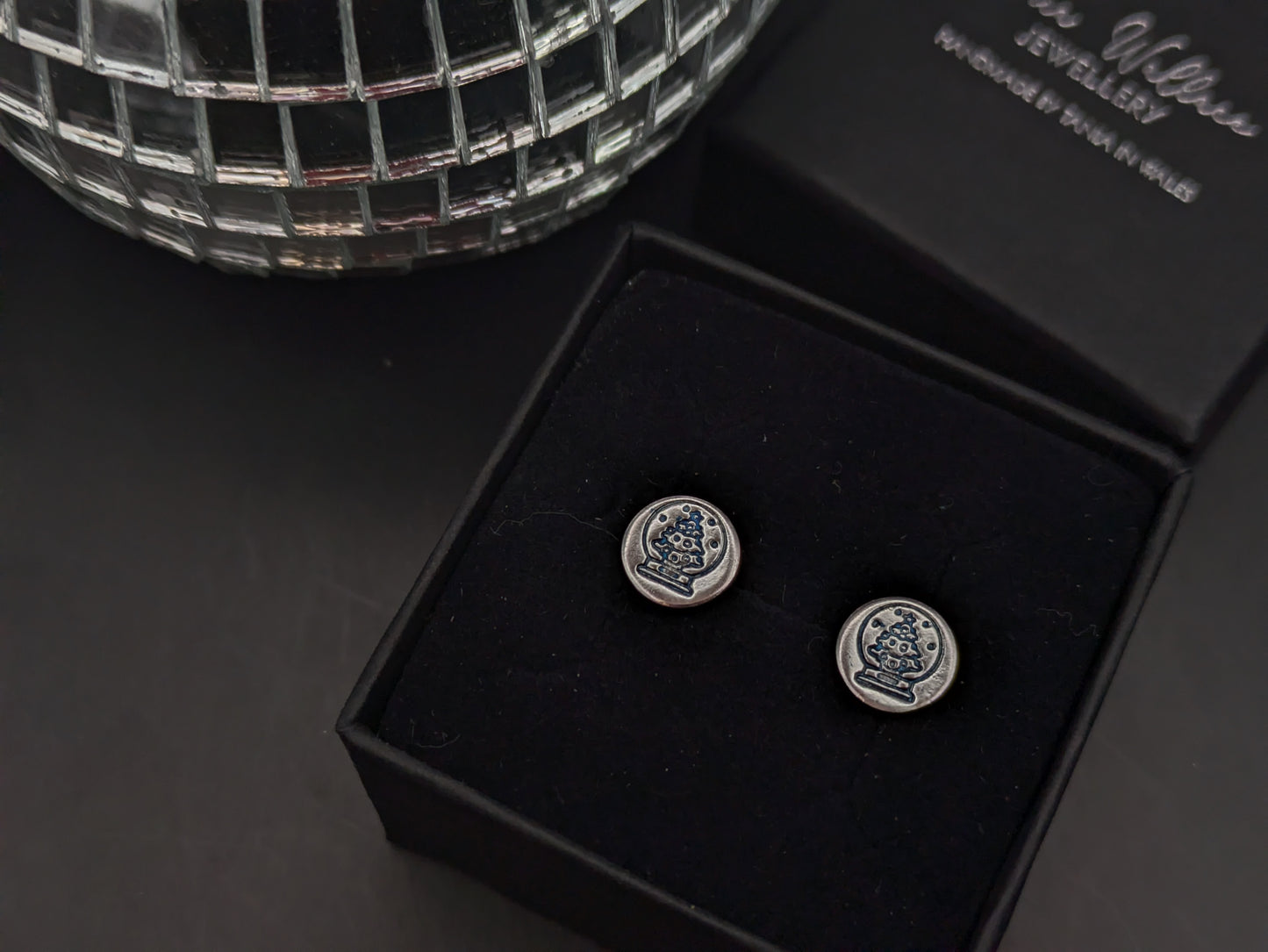 Snow Globe Studs
