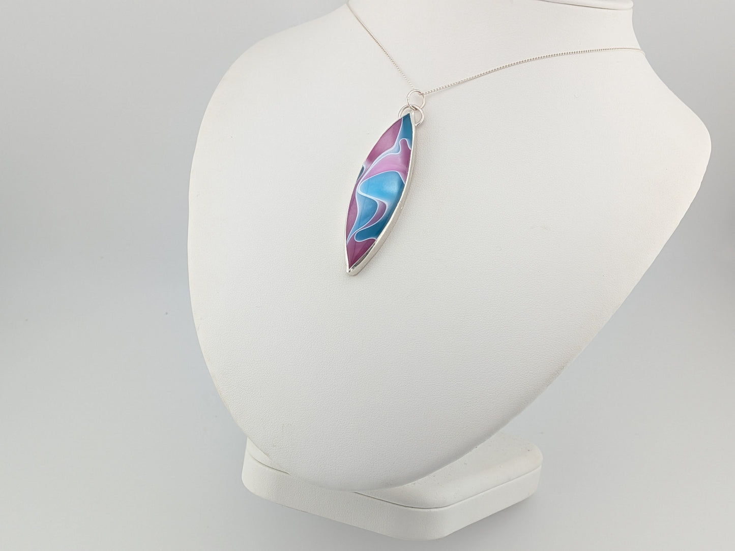 Pink and Blue Pendant