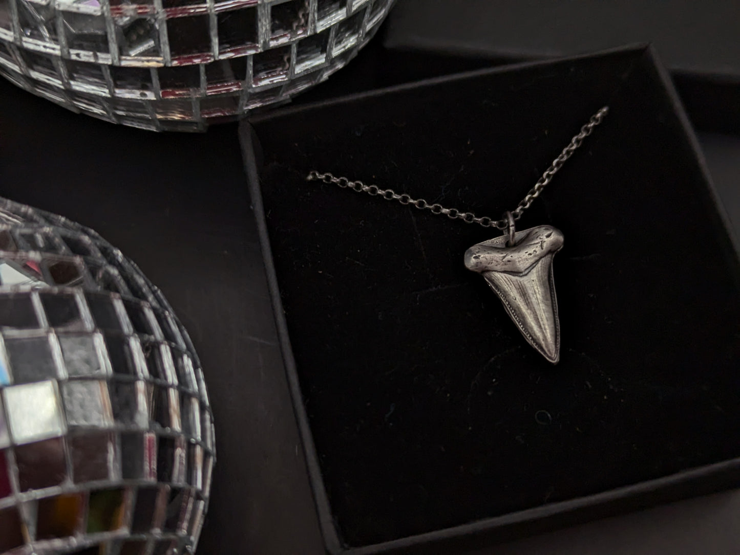 Sterling Silver Shark Tooth Pendant