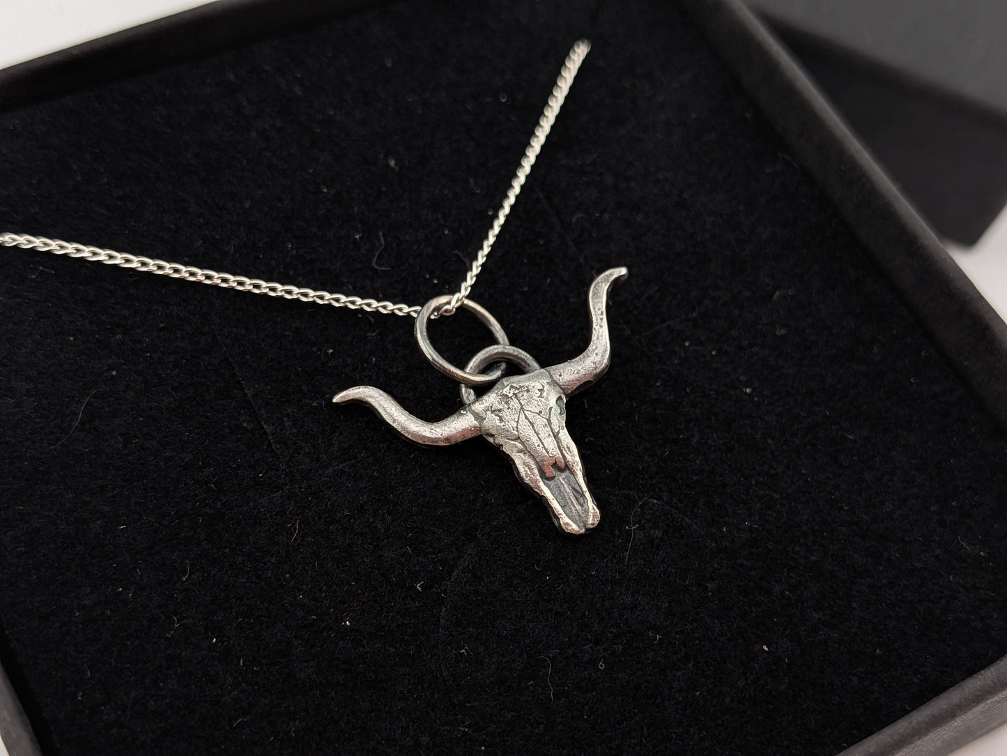 Longhorn Skull Pendant