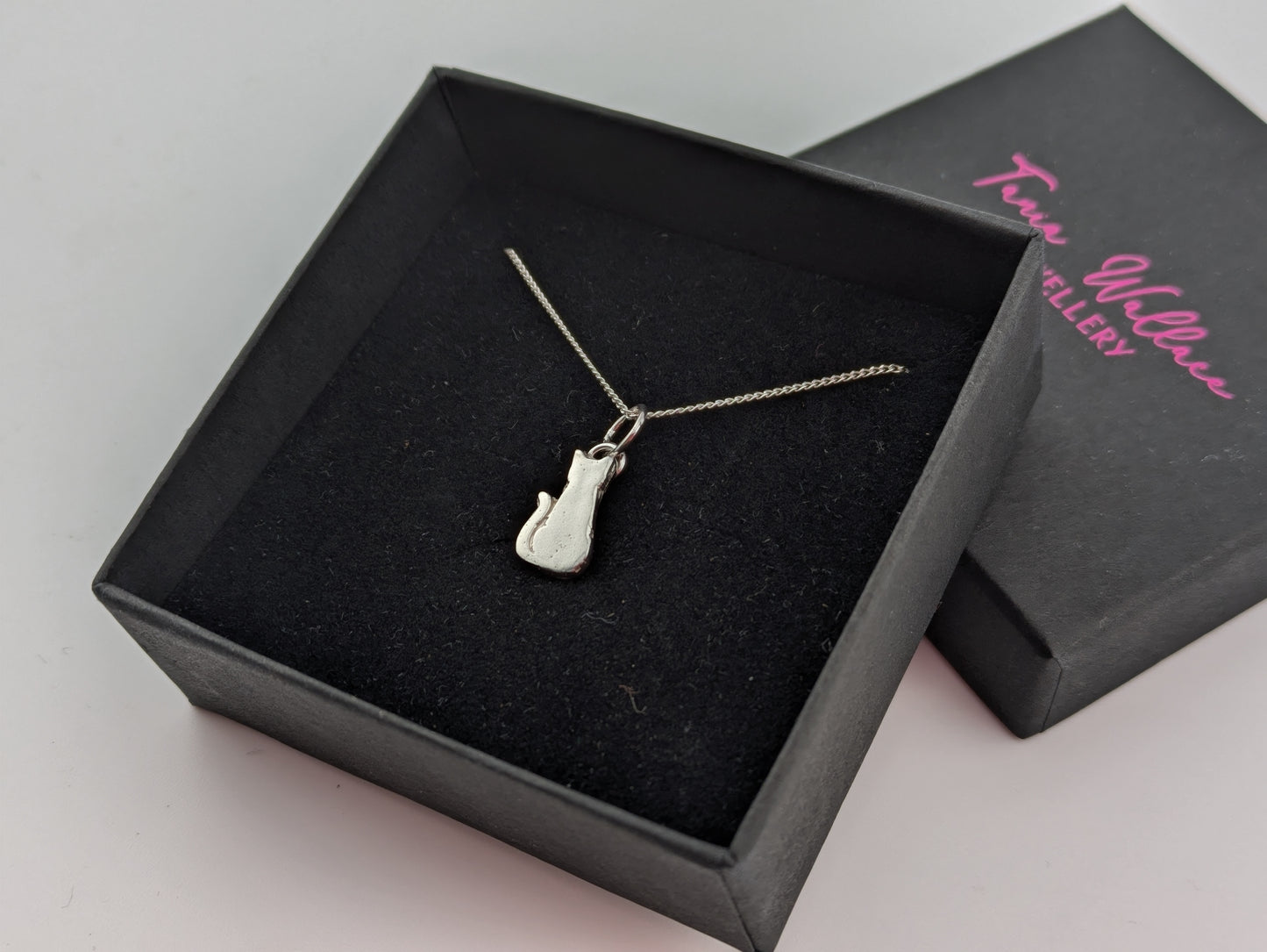 Sterling Silver Cat Pendant