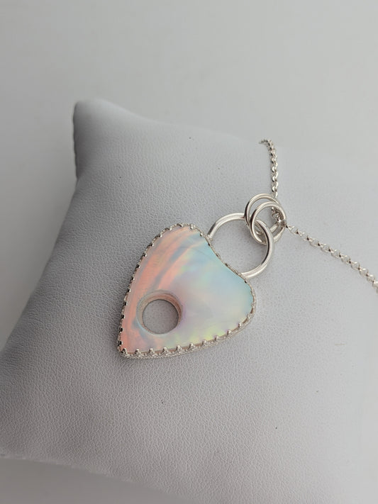 Aurora Opal Planchette Pendant