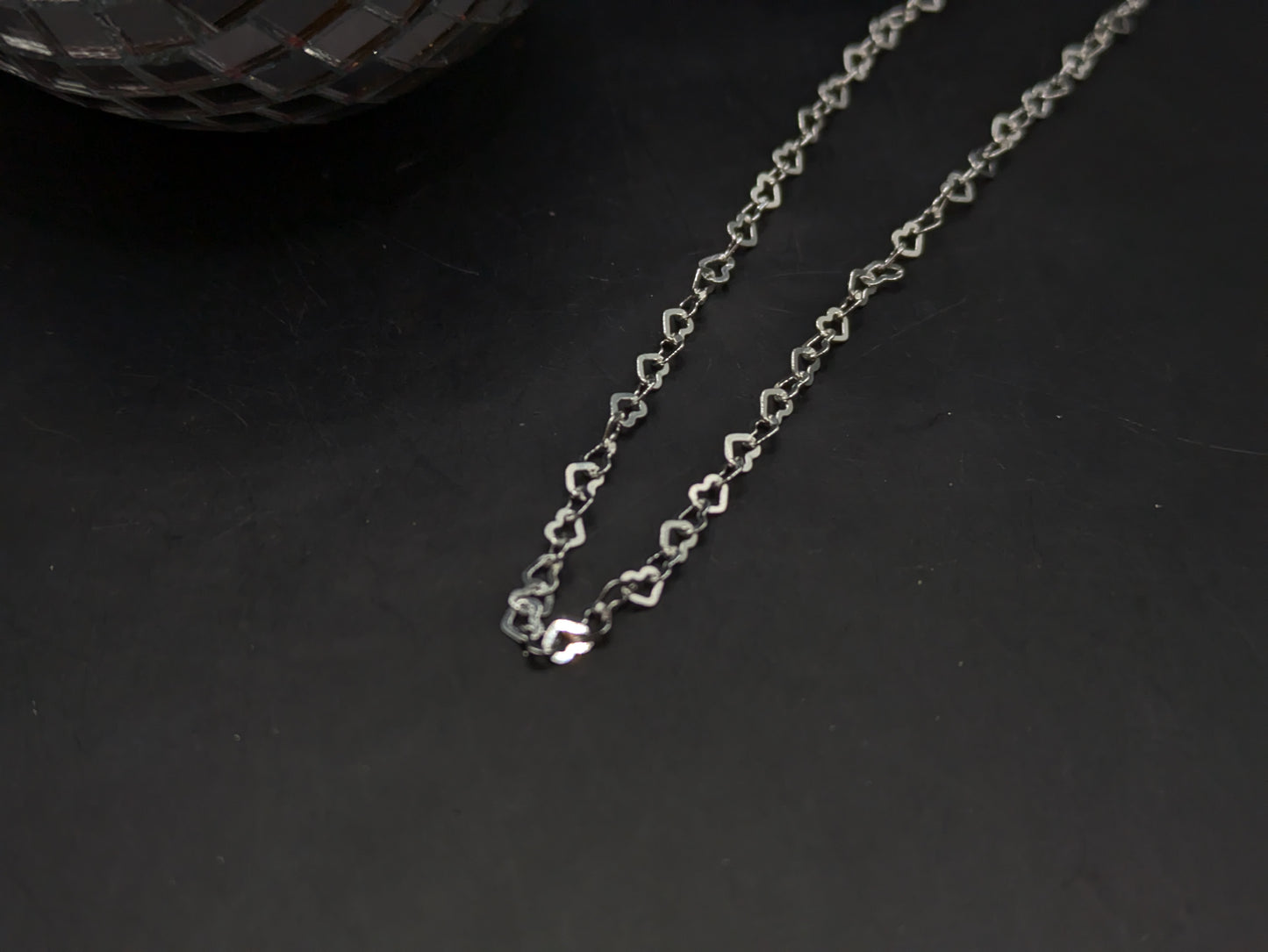 16" Mini Heart Link Chain
