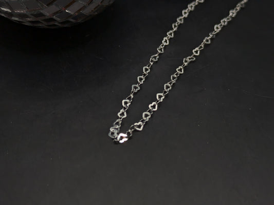 16" Mini Heart Link Chain