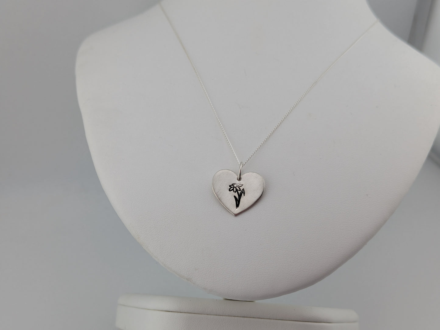 Daffodil Heart Pendant