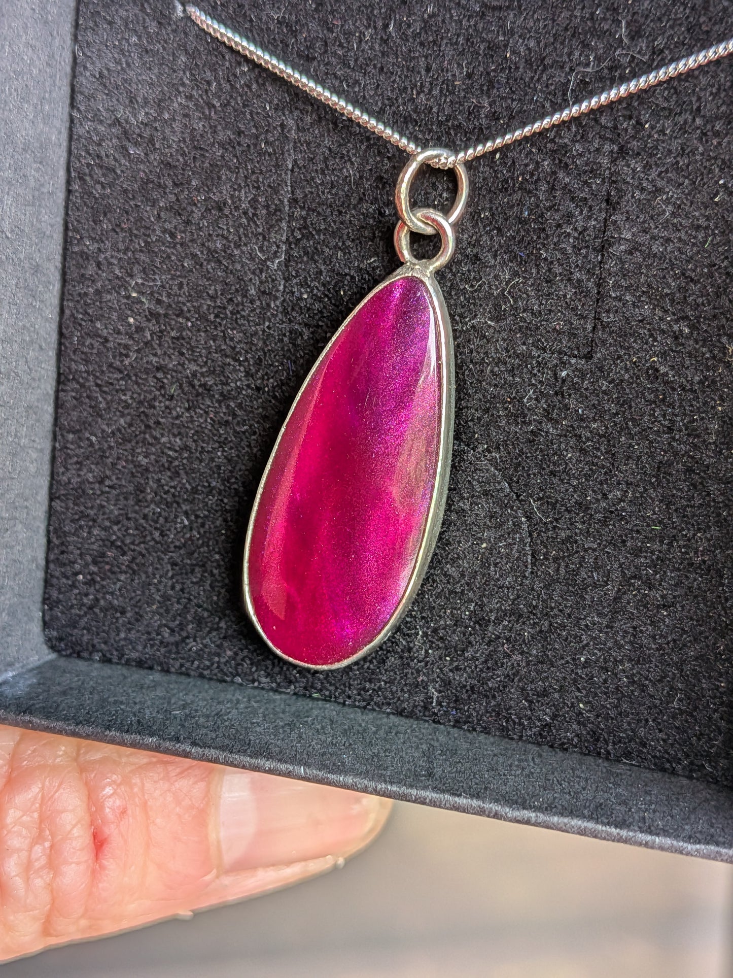 Teardrop Bowlerite Pendant