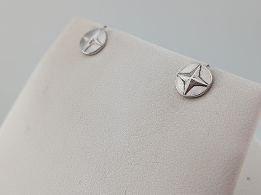 4 Pointed Star Studs - Singles or Pairs