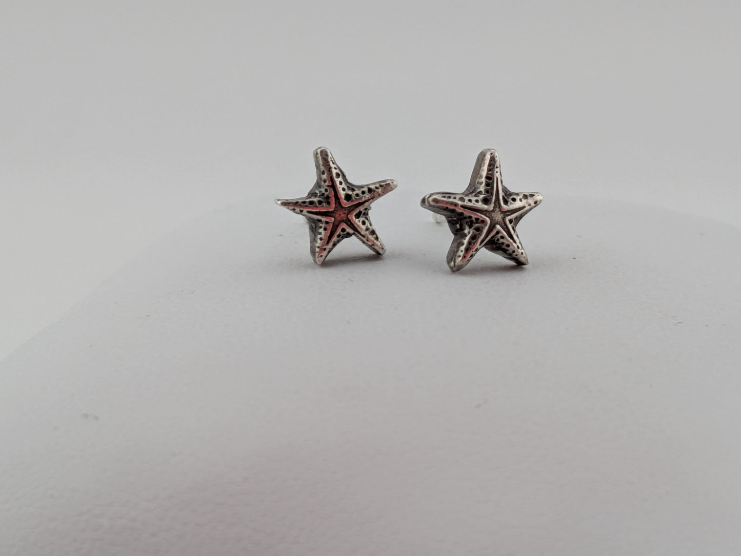 Sterling Silver Starfish Studs