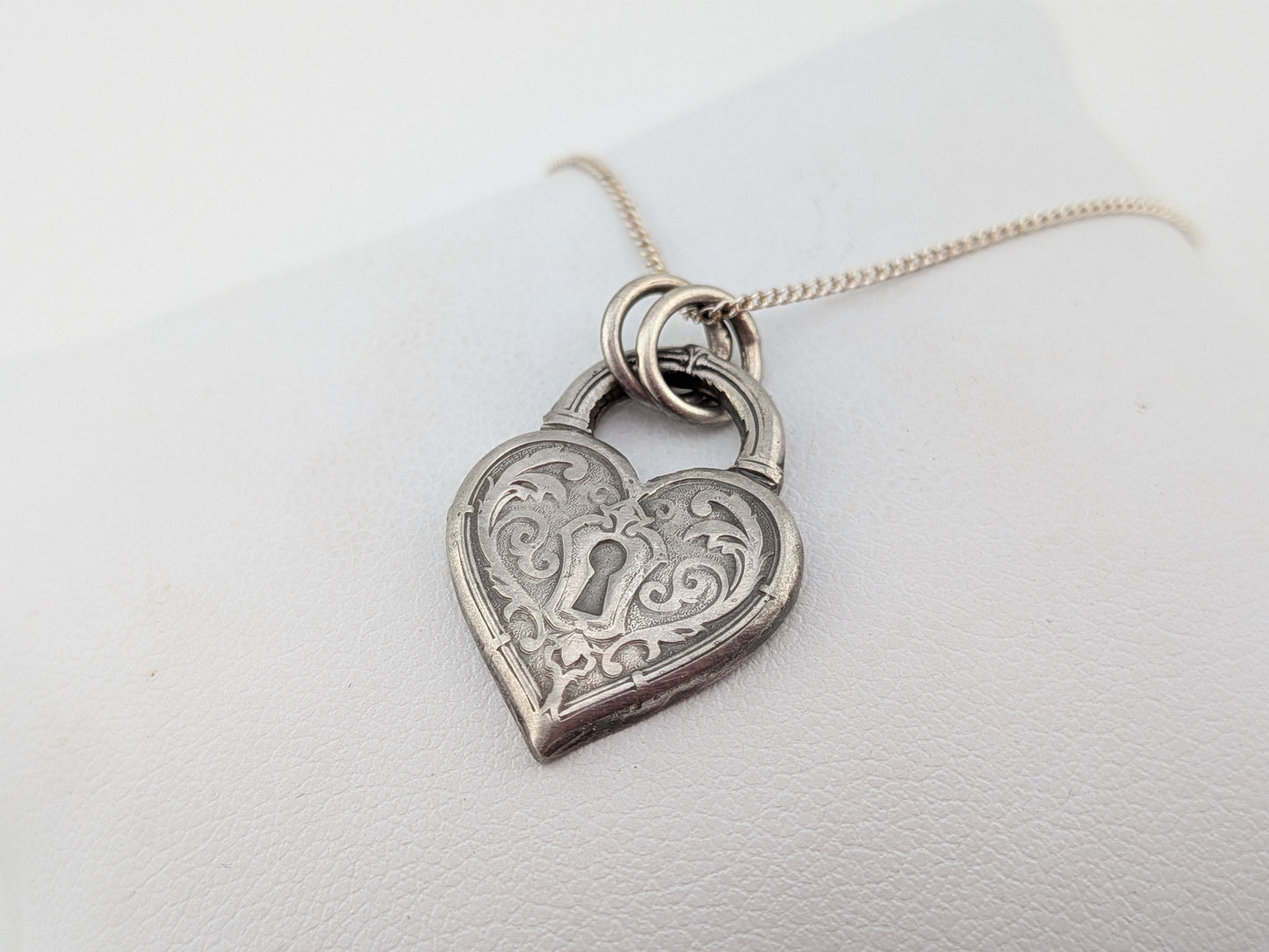 Heart Shaped Padlock Pendant