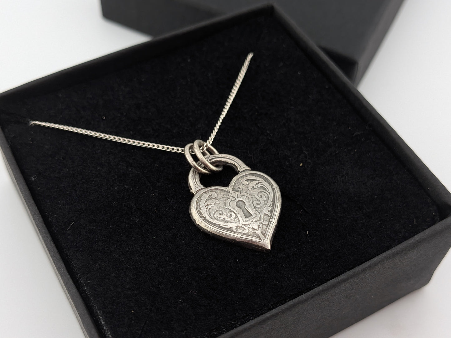 Heart Shaped Padlock Pendant