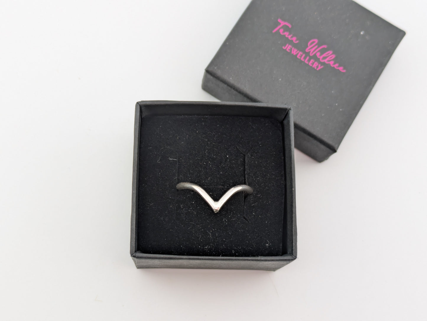 Sterling Silver Wishbone Ring