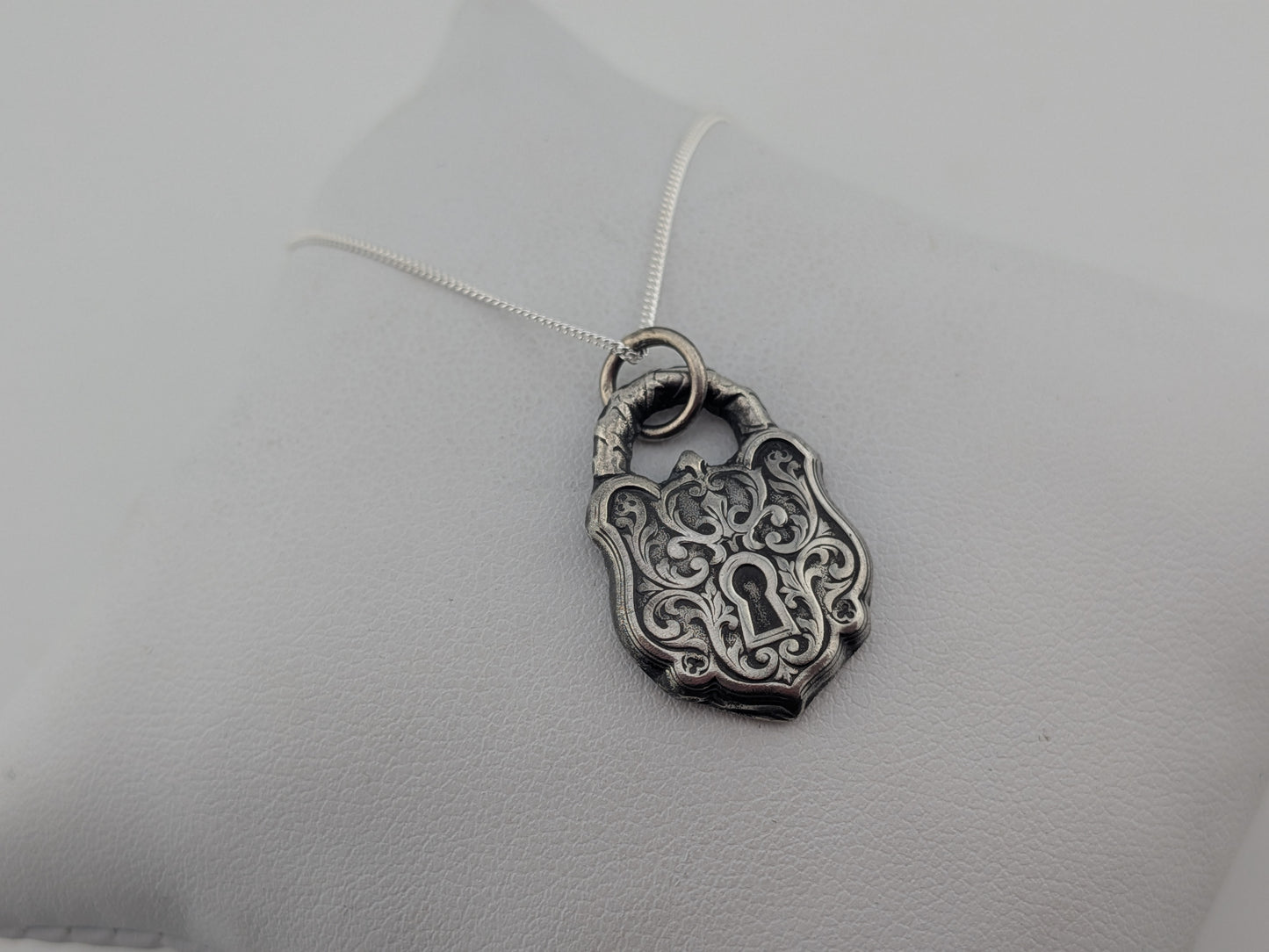 Ornate Padlock Style Pendant