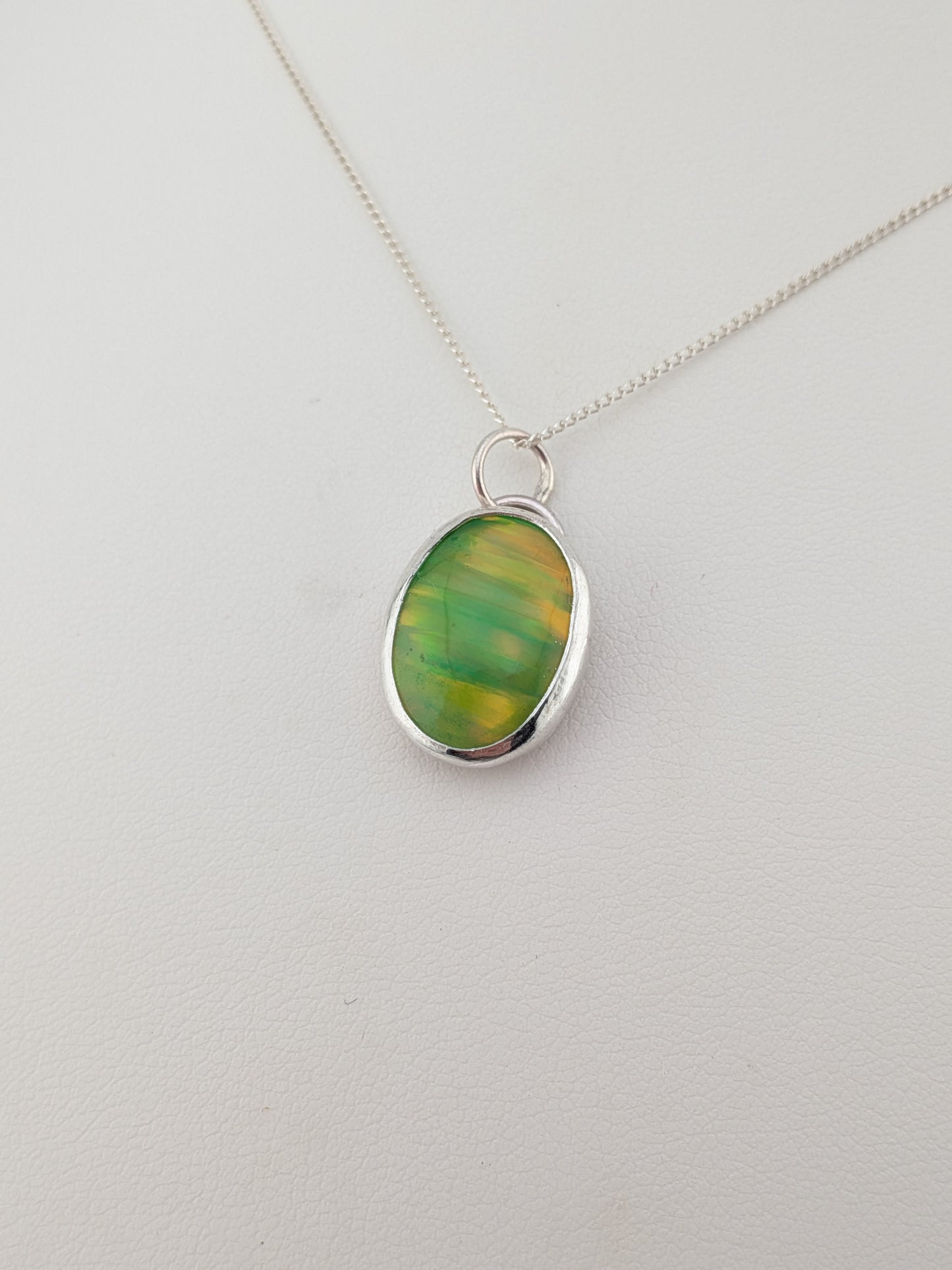 Juicy Green Bello Opal Pendant