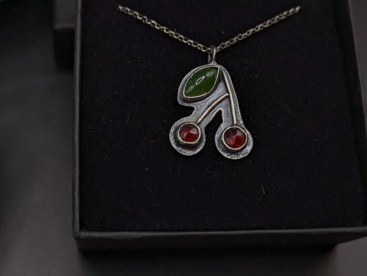 Cherry Gemstone Pendant