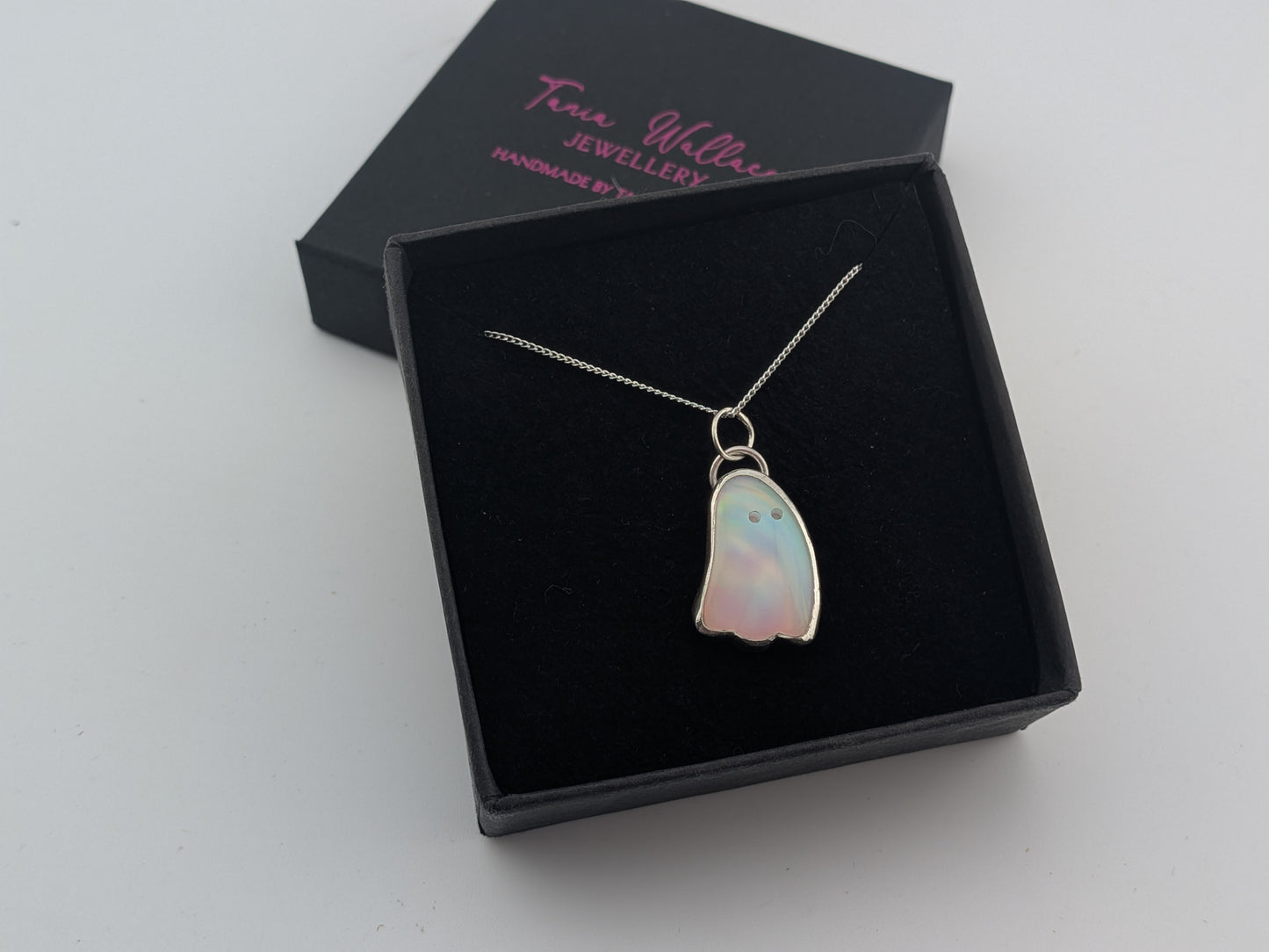 Aurora Opal Ghost Pendant