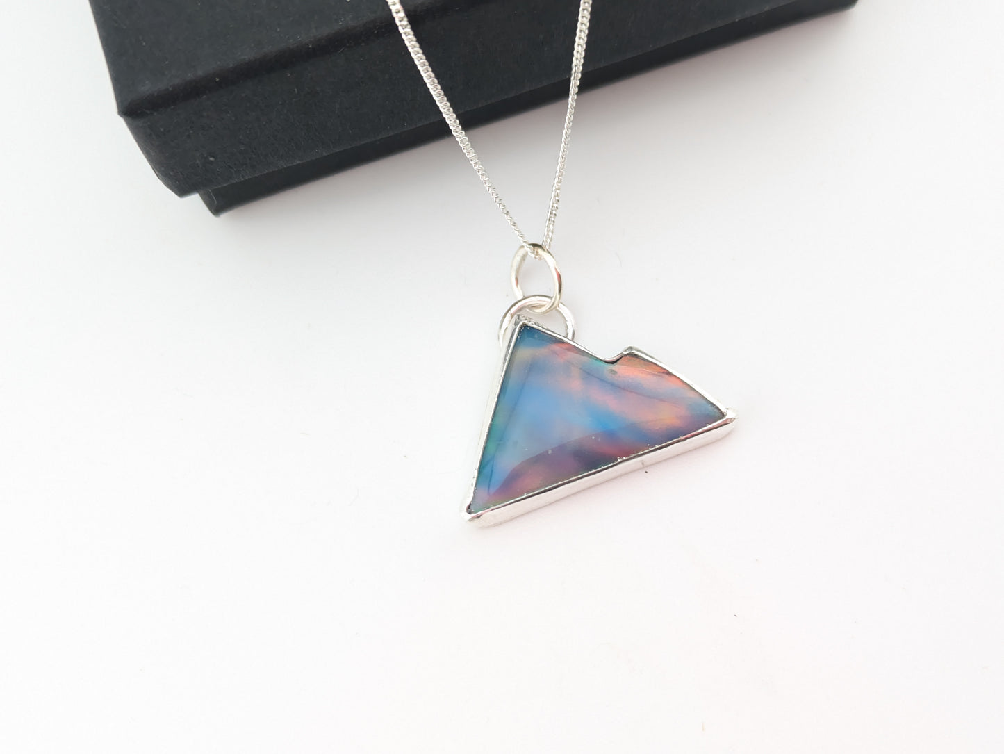 Aurora Opal Mountain Pendant