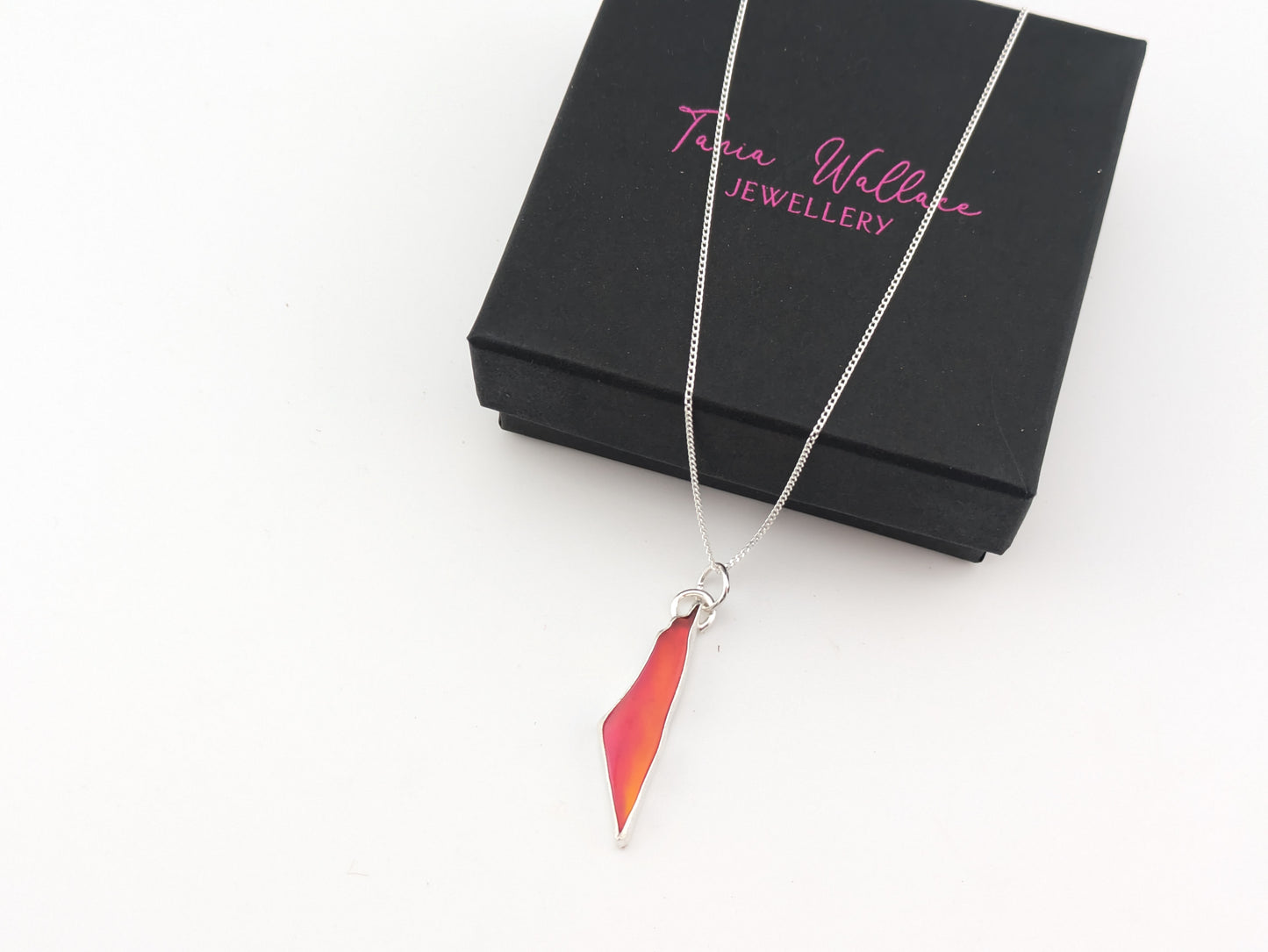 Palestine Map Aurora Opal Pendant *pre-order