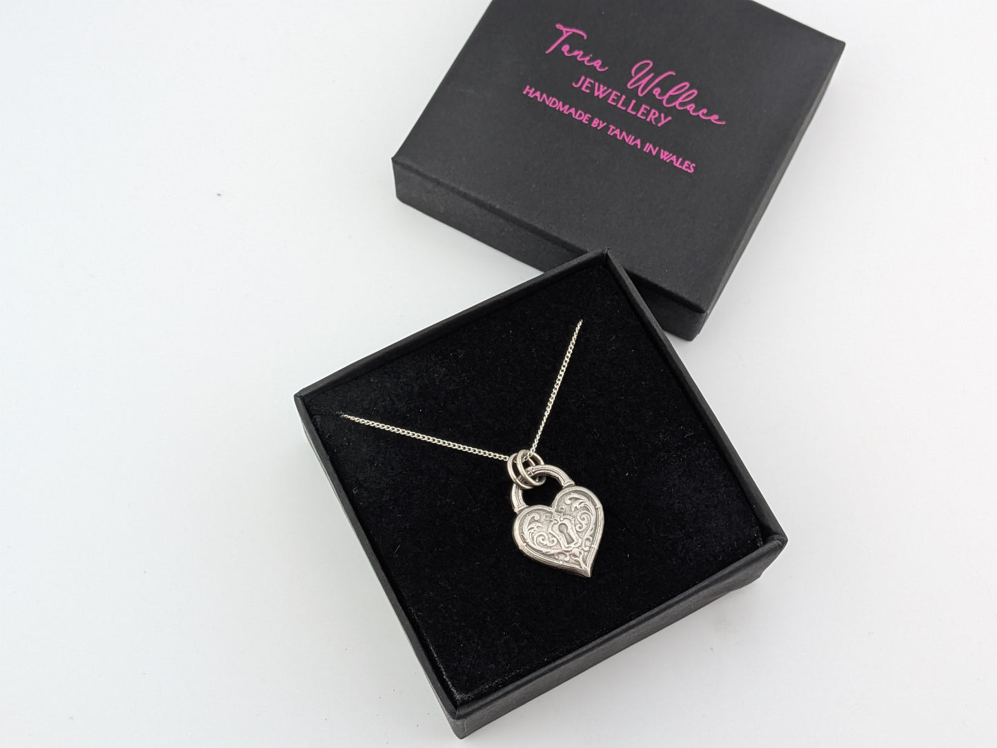 Heart Shaped Padlock Pendant