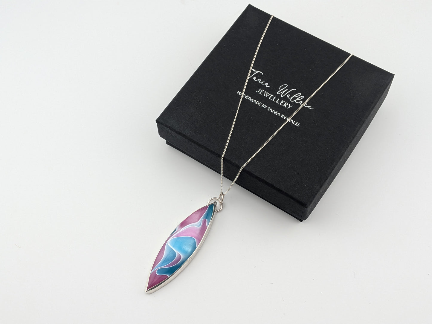 Pink and Blue Pendant