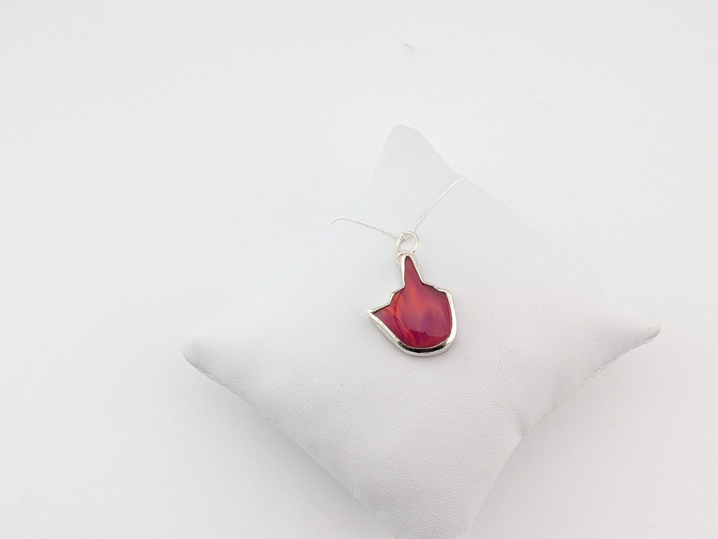 Aurora Opal Middle Finger Pendant