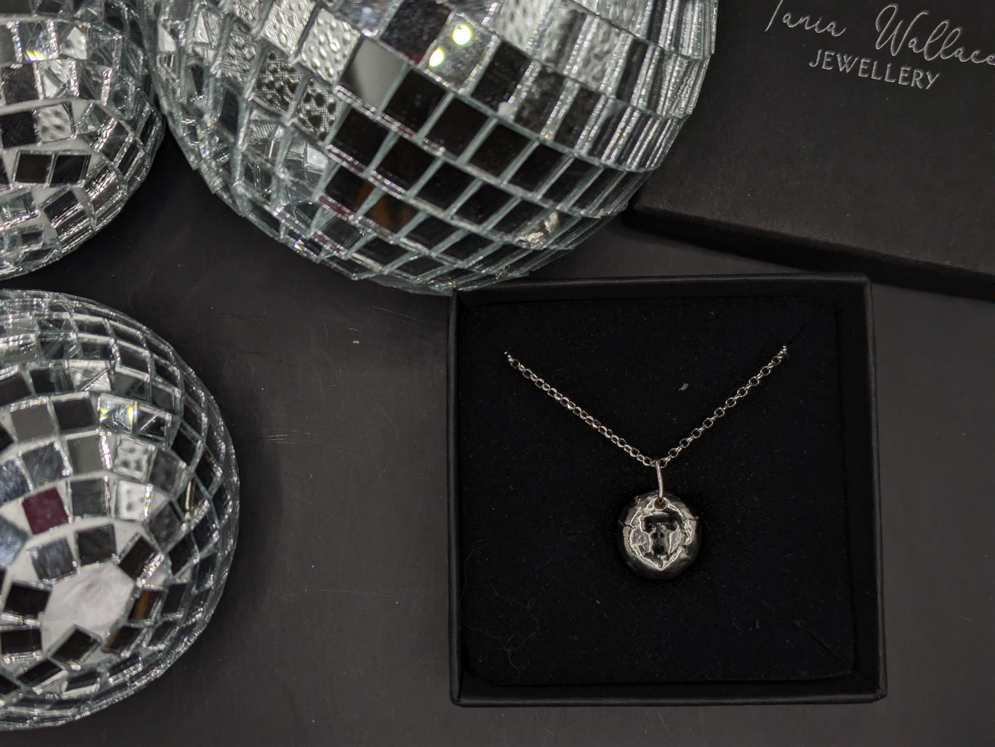 Solid Silver Initial Pendant