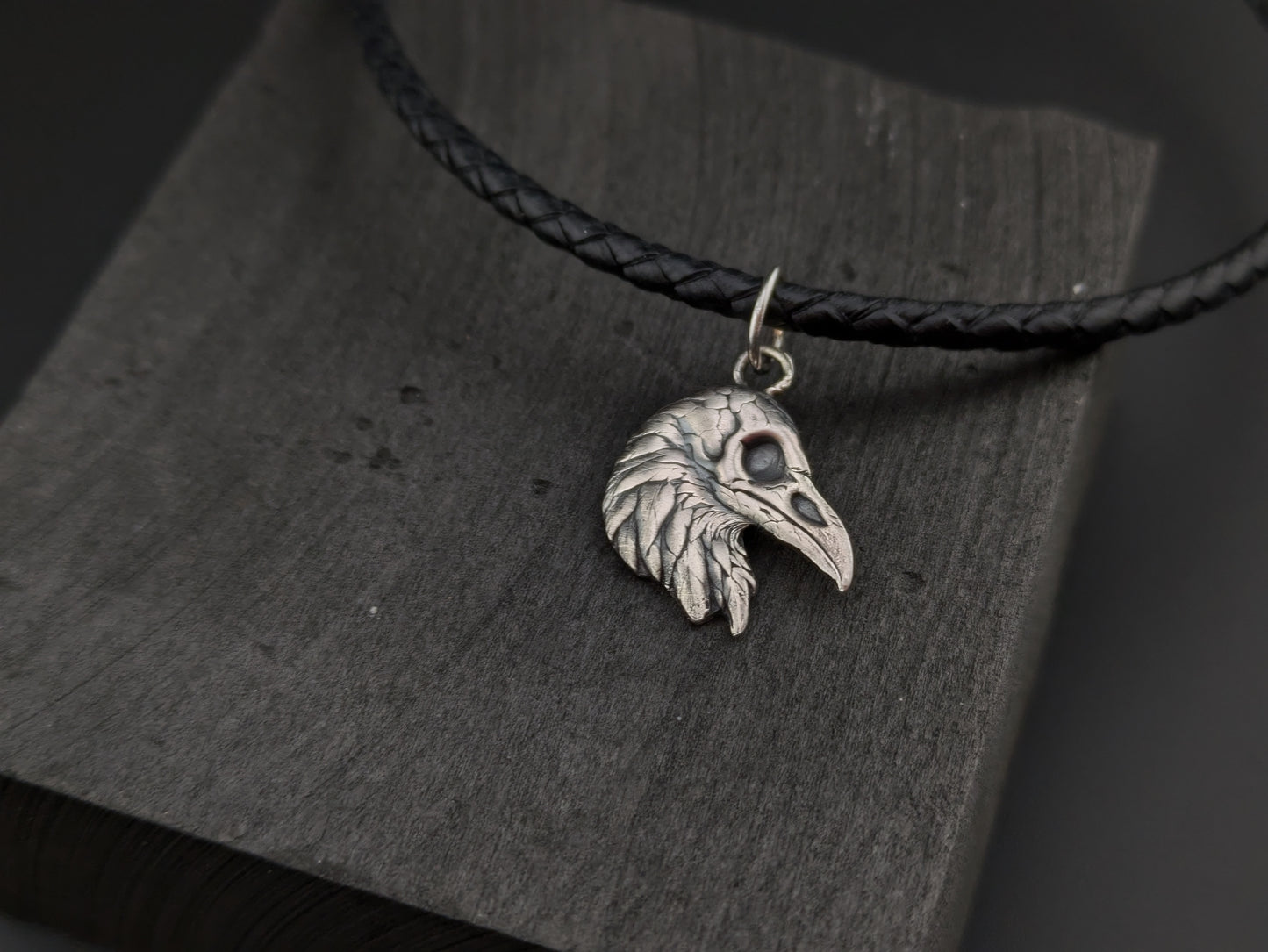 Raven Skull Pendant